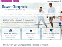 Tablet Screenshot of green-bay-chiropractor.com